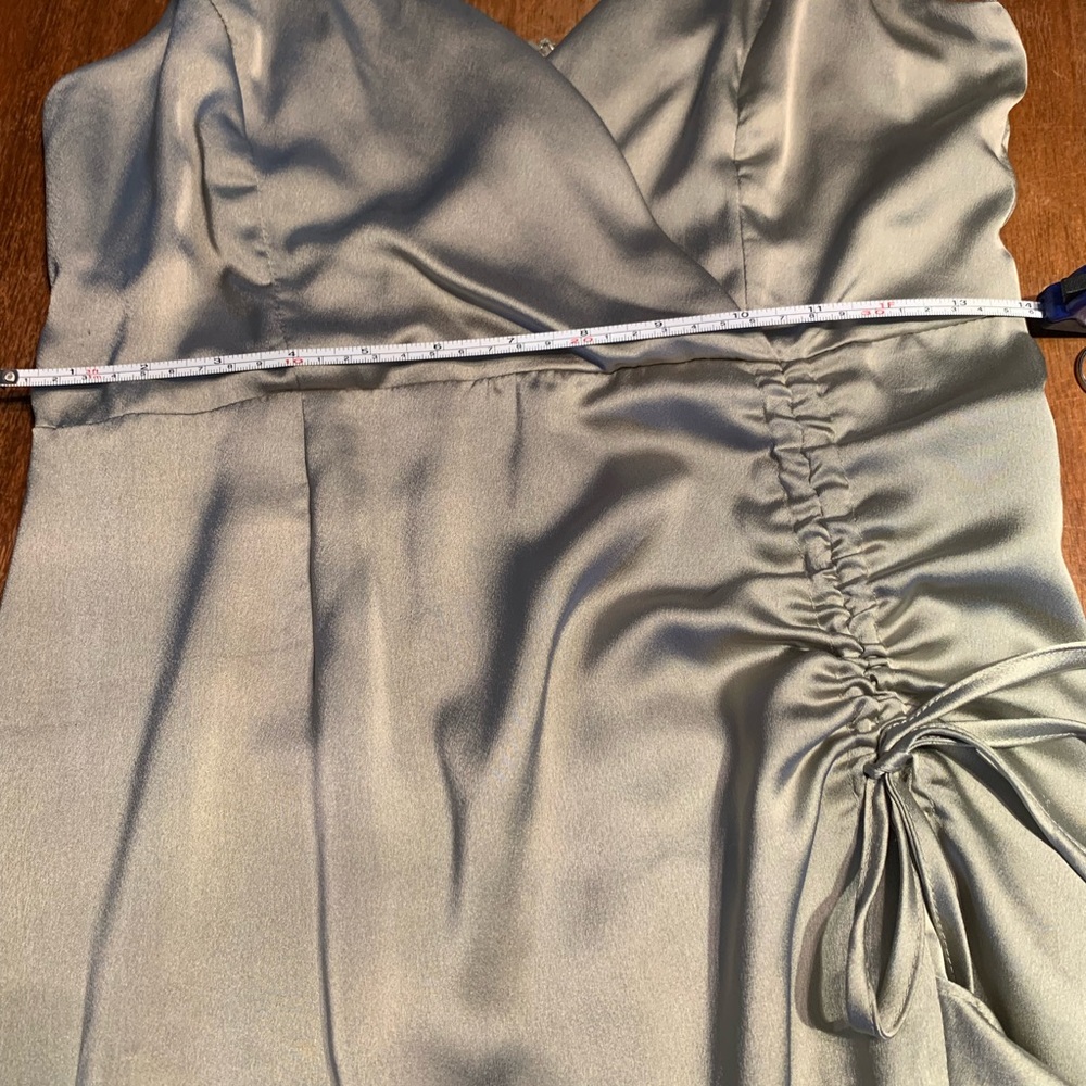 Dress Forum Los Angeles Sage Satin Midi Dress
